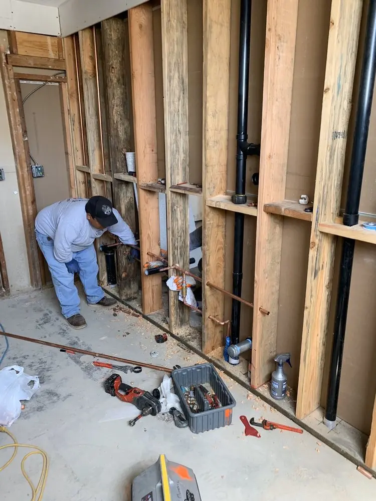 Commercial rough-in plumbing for Gas Line Repair in Littleton